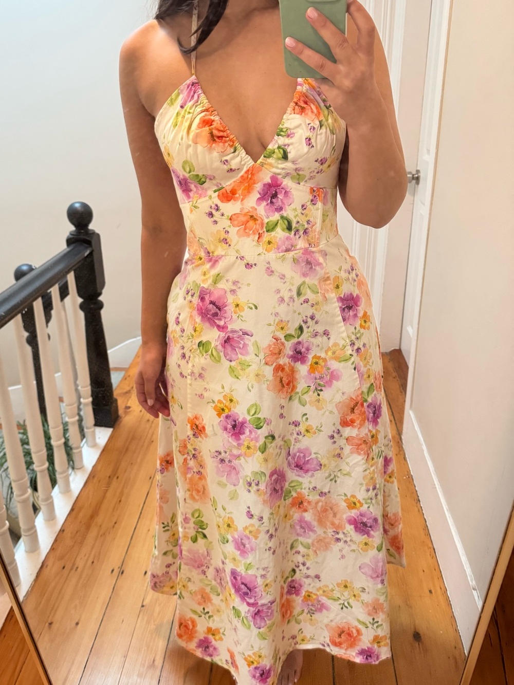 Favorite Daughter Floral V-Neck Dress